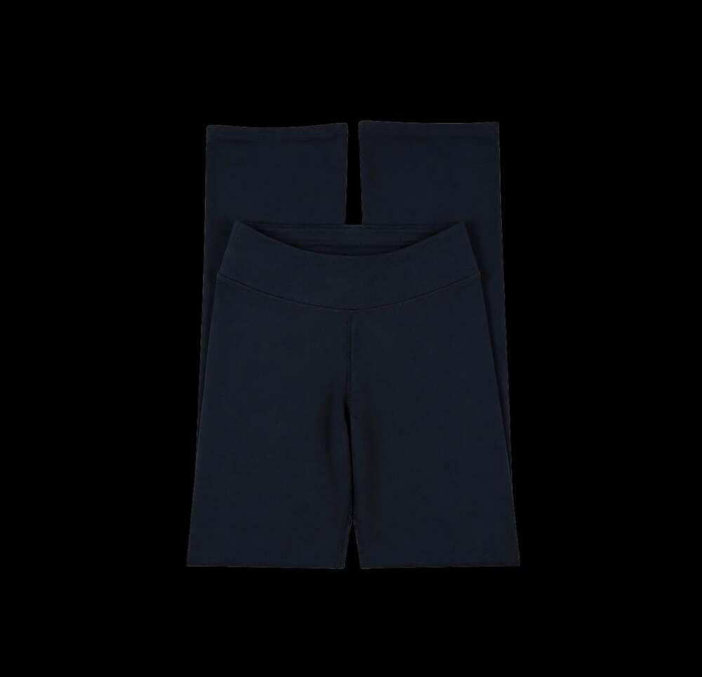 Pact Organic Cotton Black V-Waist Yoga Leggings Size S